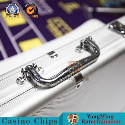 China 300-600 spielender Satz Mode-Aluminiumschürhaken-Chip Set For Casinos 600pcs im Aluminiumkasten-Kasten zu verkaufen