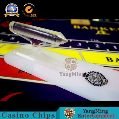 China International Industrial Environmental Standard ABS Plastic Transparent Handle Casino Chip Shovel Poker Club Card Shovel for sale
