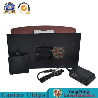 中国 単一木賭けるトランプのShuffler 1-2のデッキの火かき棒VIPクラブ カジノ カードShuffler 販売のため