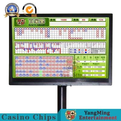 China Casino Table Software Casino Baccarat Gambling Display Min Max Limit Sign Board Limit Sign With HD 24 for sale