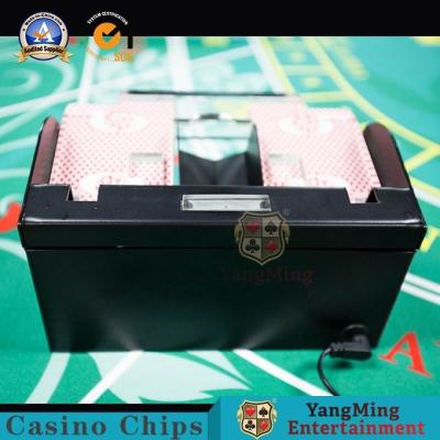 China Light Weight Card Shuffle Machine Thickened Iron Plastic Transparent Cover for sale