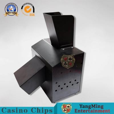 China Black Casino Game Accessories Ferrous Metal Iron Classic Automatic Licensing And Shredding Machine for sale