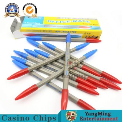China Sistemas de juego del bacará de la talla 170mm rojos y bolígrafo azul en venta