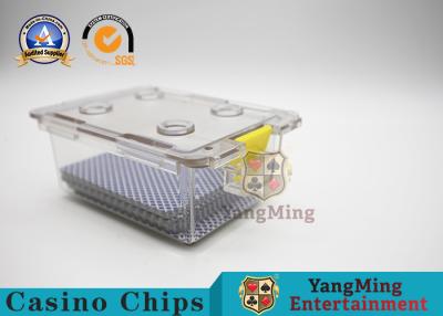 China Gegentaktplattform-Schürhaken-Ausschuss-Halter des plastik2/Kasino-Spielkarte-Fördermaschine mit Sicherheitsschloss zu verkaufen