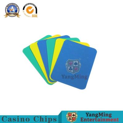 China Original Customized Casino Protection Plastic Poker Cutting Card Waterproof 100% Plastic With 4 Kinds Color For Gambling for sale