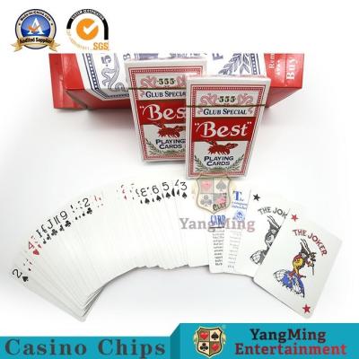 China Domestic Blue Core Casino Playing Cards Baccarat Gambling Table Games Competition Paper Cards for sale