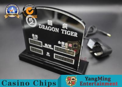 China Dragon Tiger Casino Table LED Limited Sign Poker Table Bet Limit Sign For Poker Club Blackjack Table Games for sale