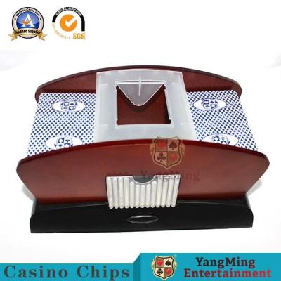 China Battery Power Universal Automatic Card Shuffler Texas Holdem Table 2 Sets for sale