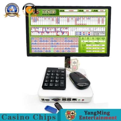 China Electronic Billing System Software Package Poker Table System Manual Operation Input for sale