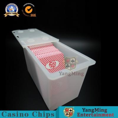China Translucent 8 Standard Poker Card Gift Box High-Quality Thick Acrylic Playing Card Gift Card Holder Wholesale Spot for sale