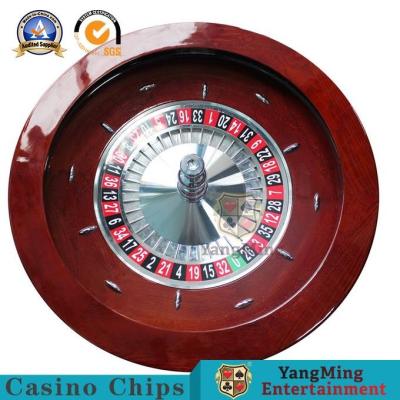 China Domestic Solid Wood  Roulette Wheel Board Metal Aluminum 32Inch 80cm for sale