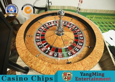 China Solid Wood 32 Inch Roulette Wheel Board Stainless Steel Aluminum for sale