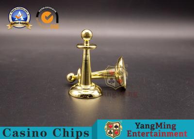 China Copper Metal Roulette Betting Mark British Turntable Poker Table Chips Game for sale