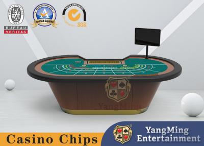 Chine Tableau de jeu de poker classique du baccara 8Person avec le panneau ignifuge de haute fibre à vendre