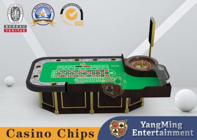 China Fireproof Board 32 Inch Poker Roulette Table With Thickened Sponge for sale