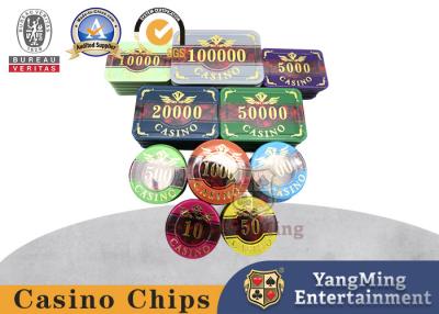 Chine Tisonnier en céramique Chip Set de casino de casino de Macao de nouveauté de 13,5 grammes à vendre