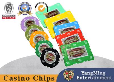 Chine Texas Table Clay Poker Chip a placé avec 760 boîtes d'alliage de PC et d'aluminium pour la personnalisation à vendre