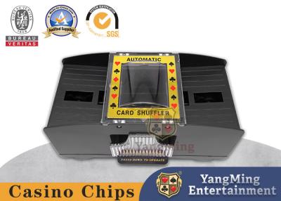 China Entertainment Club 2 Sets Of Poker Batteries Single Use Smart Shuffling Card Dispenser With 5AA Battery for sale