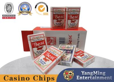 China blaues 280gsm Hülsenpapierspielkarte das Kasino-Schürhaken-Gesellschaftsspiel-Karten-Farbkasten-Verpacken zu verkaufen