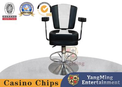 China High Leg Stainless Steel Base Rotating Steelcase Dealers Chair For Hotel Club for sale