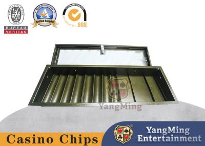 China Customized 11 Rows Single Layer Clay Ceramic Chip Tray With Lock for sale