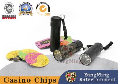 China Handheld Flashlight 395nm Poker Chips Torch Detector for sale