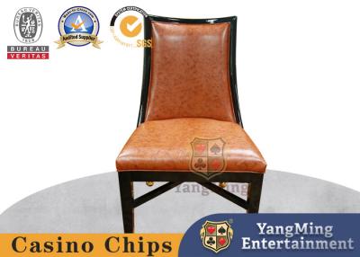 China Bakkarat-Niu Niutai Table Player Chair-Simulations-Leder-Metallflaschenzug-Hotel, das Stuhl speist zu verkaufen