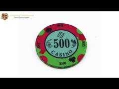 10g Club Customized Texas Poker Blackjack Desk Table Ceramic Chips Available for Customization