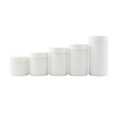 China Airtight Child Proof Glass Jar Storage Jars White Cosmetic Jars 2oz 3oz 4oz for sale