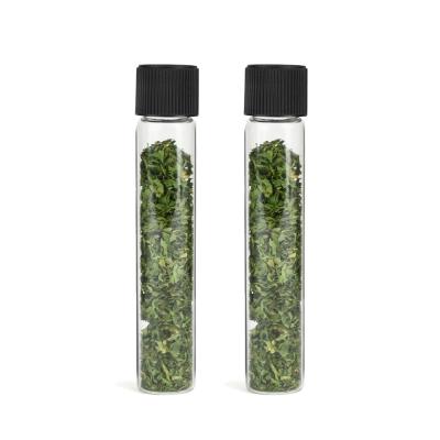 China Custom Stickers Childproof CR Cap Cigar Packaging Borosilicate Glass Tube for sale