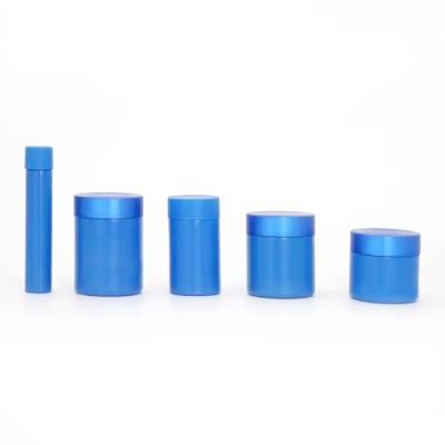Κίνα Round Empty Glass Jar 1oz 2oz 3oz Silkscreen Glass Containers With Child Resistant Cap προς πώληση