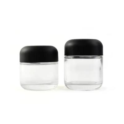 Китай Arch 5g 50g 70g 110g Empty Airtight Smell Proof Container Child Proof Cap Glass Jar продается