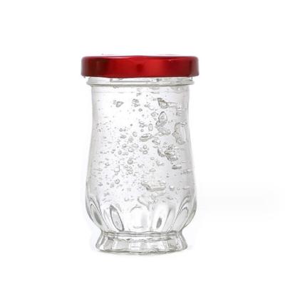 China 30ml 50ml 75ml 100ml 150ml Bird's Nest Honey Jelly Jam Glass Jar Container with Metal Lids for sale