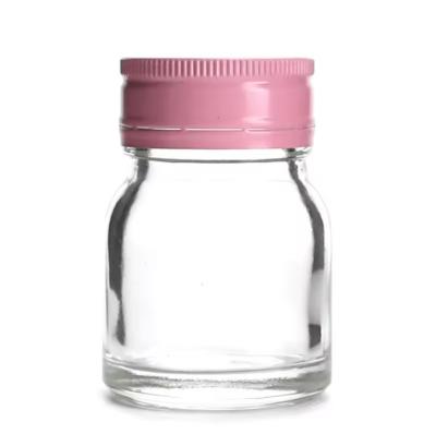 China Bird'S Nest Glass Jar For Jam Honey Milk Pudding Yogurt Fish Gel Bottle for sale