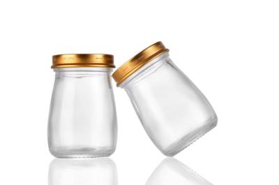 China 100 ml garrafa de ninho de pássaros frasco de gel de vidro armazenamento de alimentos conserve para garrafa de vidro com tampa Pt à venda