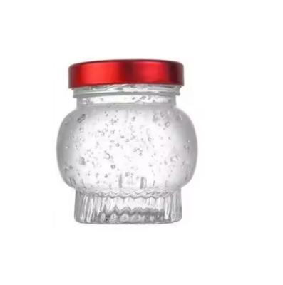 Cina Lanterna forma marmellata bottiglie di vetro Coppa nido d'uccello contenitore vaso di miele 100 ml in vendita