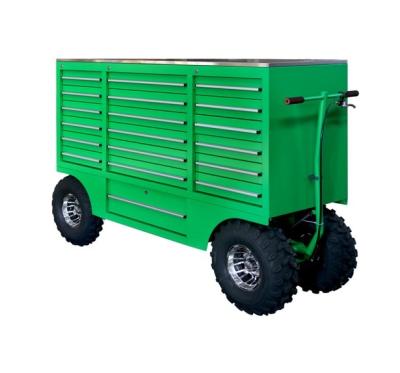 China Customized Support OEM Heavy Duty Metal Tool Box Trolley Rolling Tool Chest for Van for sale