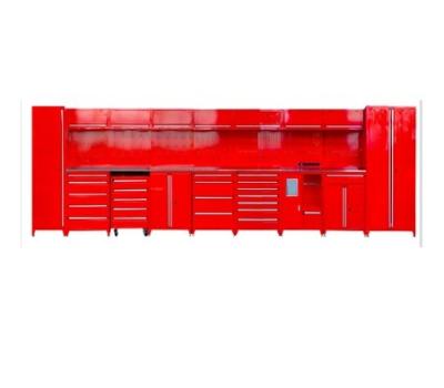 China Powder Coat Steel Finish KEY Lock Garage Tool Cabinets and Large Tool Chest for Workshop for sale