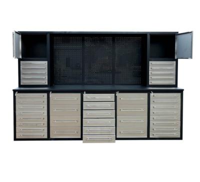 China The Ultimate Garage Workshop 20 Drawer Heavy Duty Metal Tool Cabinet with Pegboard for sale