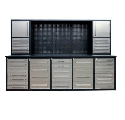 China 40 Drawers Stainless Steel Workbench Tool Storage Box Ideal for Garage Organization for sale