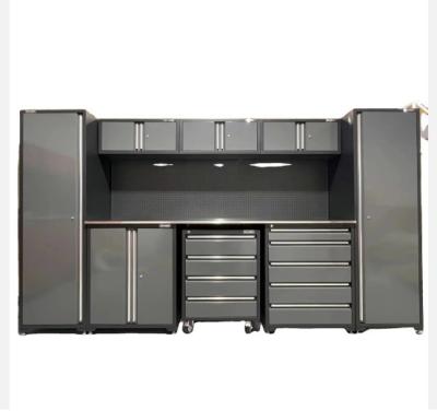 China Steel Home Garage Cabinets System with Mechanic Tool Storage Box Set and Metal Cabinet for sale