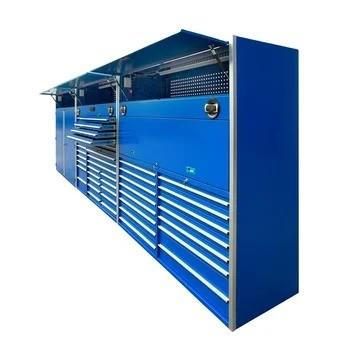 China 72 Inch Heavy Duty Garage Workshop Equipment Storage Tool Cabinet with Drawers and Wheels for sale