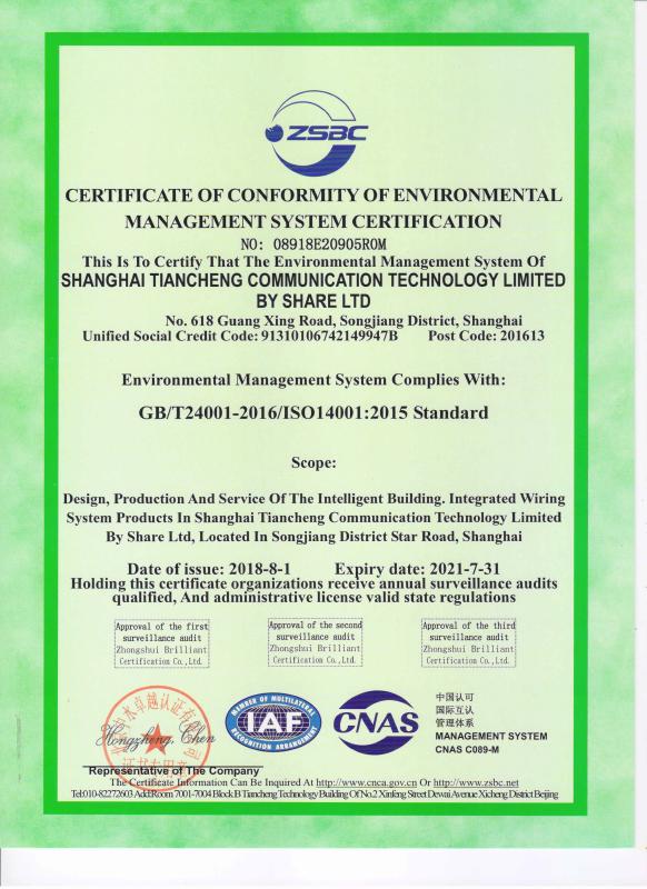 ISO14001 - TC Smart Systems Group