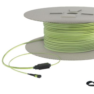 China 12 el cable del Fanout de la fibra del cable 12 del desbloqueo del LC LC de la base pre terminó el uso del cable de la fibra en venta