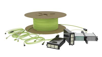 중국 LSZH 엠티피 MPO 광섬유 케이블 3.0 밀리미터 긴 전송 애플리케이션 판매용