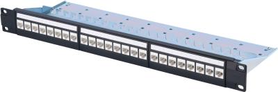 China Tipo modular portuario del panel de remiendo de la red de UTP CAT6A CAT6 CAT5E 1U 24 en venta