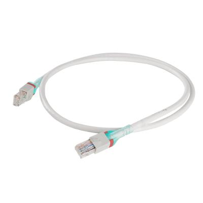China CAT6A Patch Cord UTP Gray BC 26AWG with Color Ring for Identification for sale