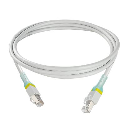 China CAT 6A FTP Patch Cord LSZH 26AWG Stranded Patch Cord BC for sale