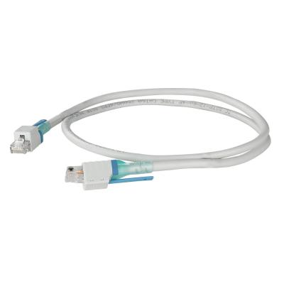 China UTP CAT6A Patch Cord 26AWG LSZH BC Conductor with Pull Rod for sale