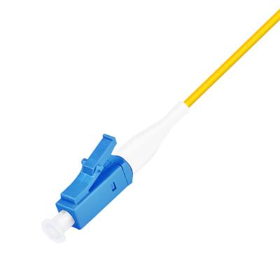 China Fiber Optic Pigtail Single Mode LC Adaptor PVC Sheath for sale